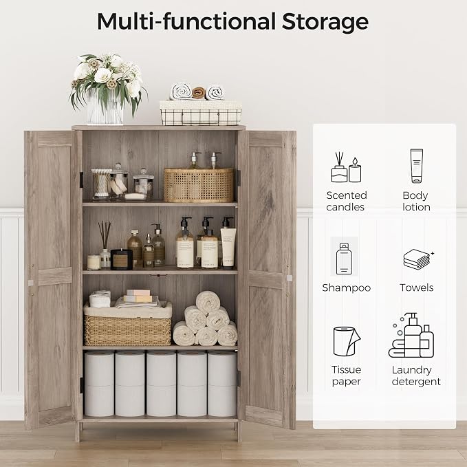 Homleke Farmhouse Bathroom Cabinet - Image 4