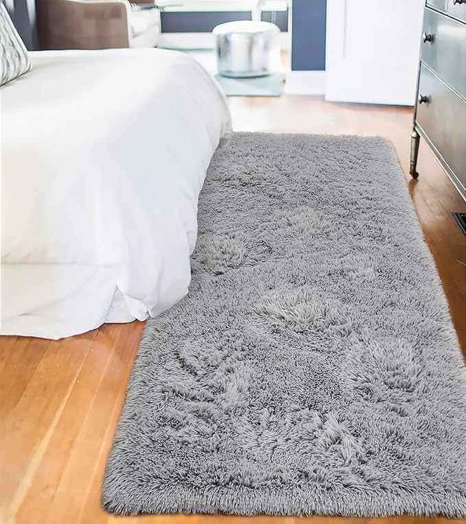 LOCHAS 2x4 Runner Rugs for Hallway, Fluffy Area Rugs for Bedroom - Image 3