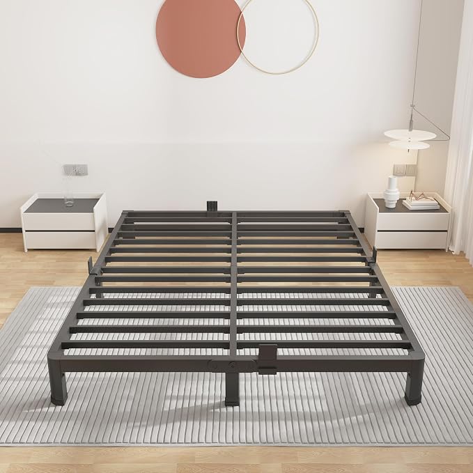 ROIL 4 inch Metal Queen Bed Frame - Image 9