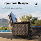 HERA'S HOUSE Outdoor Wicker Swivel Chairs - Image 6