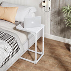 QEEIG C Table Side Table Set of 2 Living Room Sets C Shaped Couch Tray End - Image 6