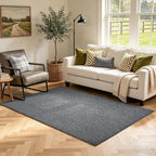 3x5 Black/White Area Rug Washable Non-Slip Soft Thin by Unknown
