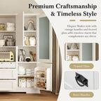 VilroCaz 78'' Tall Freestanding Kitchen Pantry - Image 7