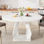 IBF Round Marble Dining Table, Dinner Tables - Image 8
