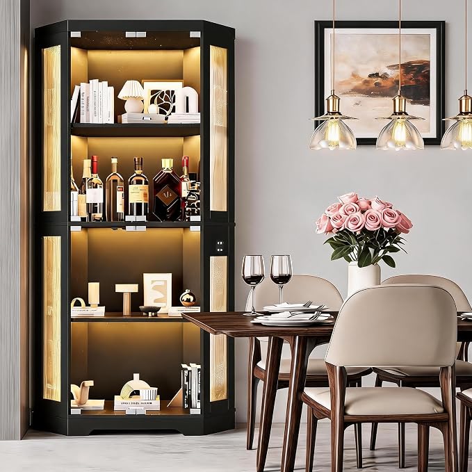 GarveeHome Corner Display Cabinet - Image 6