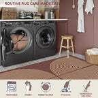 Lahome Modern Rainbow Easy Jute 2x6 Runner Rug - Image 5
