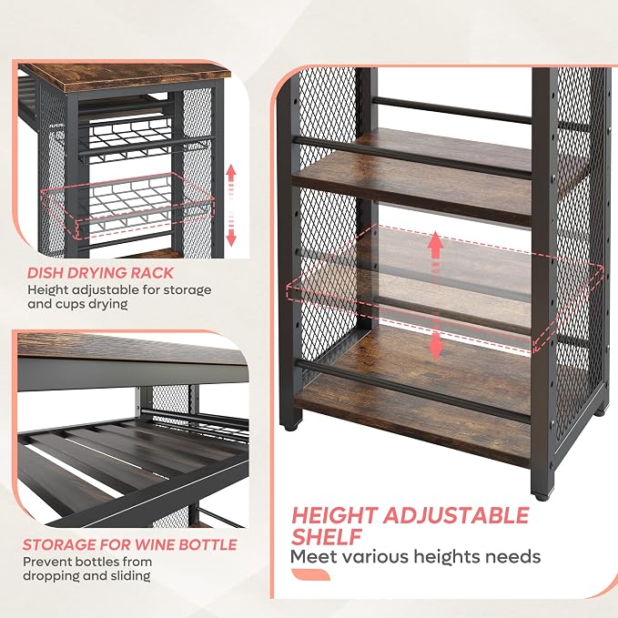 Bestier Bar Table and Chair Set, Expandable Dining Table - Image 3