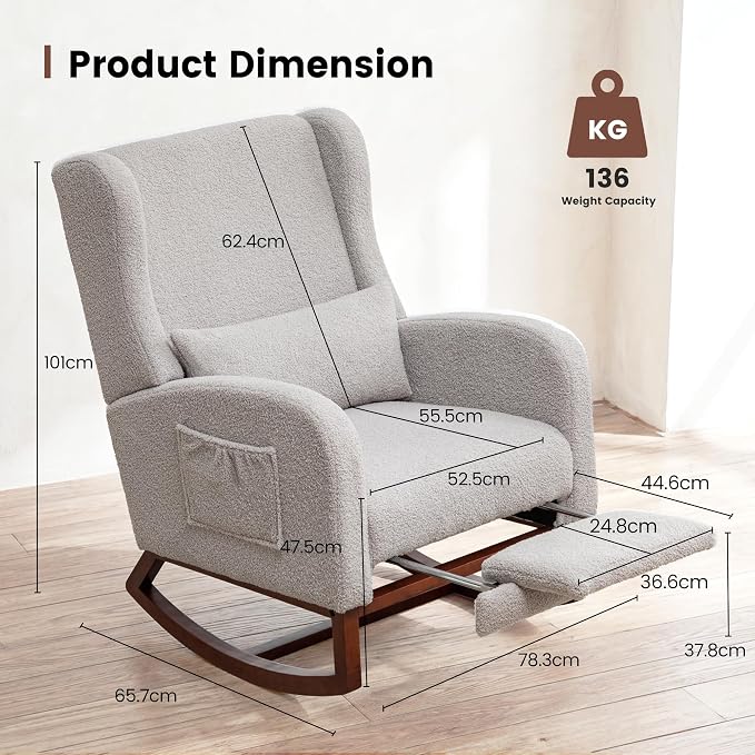 Nursery Rocking Chair, Rocking Chair - Image 2
