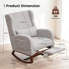 Nursery Rocking Chair, Rocking Chair - Image 2