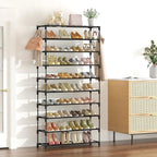 LANTEFUL 10 Tiers Shoe Rack 50 Pairs Large Capacity Tall Shoe Organizer Sturdy - Image 2