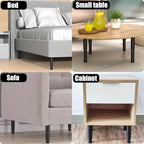 Wlrrcwdttc Metal Adjustable Furniture Legs 5.12-9.45 inch, Sofa Legs Cabinet - Image 3