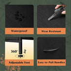 WLIVE Dresser with 4 Drawers, Fabric Storage Tower, Organizer Unit - Image 7