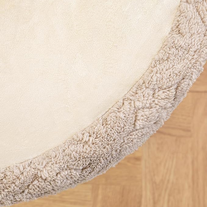 Plush Multi-Functional Ottoman Pouf – Ergonomic Ottoman Foot Rest - Image 9