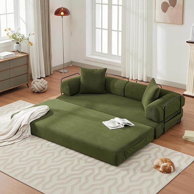 ZEIINPA Convertible Sleeper Sofa Bed by ZEIINPA