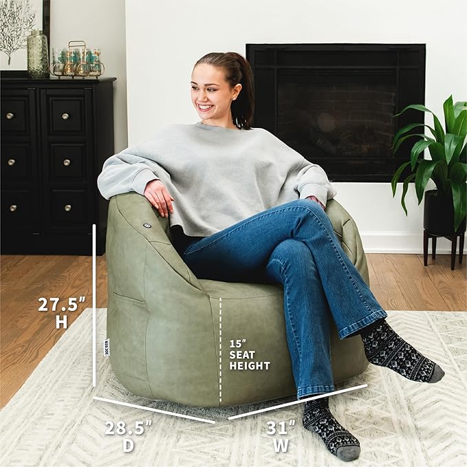 Big Joe Milano w/Vibe Vibrating Massage Bean Bag Chair - Image 3