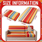 Geyoga 8 Pcs Patio Stretch Sofa Cushion Covers Outdoor Cushion Covers - Image 3