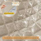 HDCAXKJ 100% Waterproof Reclining Sectional Couch Covers L Shape Recliner Sofa - Image 3