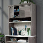 Sauder Craft Pro Series Hutch, Mystic Oak Finish - Image 2