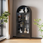 VEXPOR 73" Tall Arched Display Cabinet - Image 8
