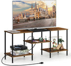 OYEAL Small TV Stand for Bedroom up to 50 inch Farmhouse TV Media Entertainment - Image 9
