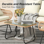 LEX CRAFT 4-Piece Wicker Outdoor Patio Furniture Set - Image 4