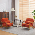 VINGLI Upgraded Premium Corduroy Accent Chairs Set of 2, Upholstered Arm Chair by VINGLI