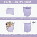 XUANGUO Rope Laundry Basket Hamper - Image 6