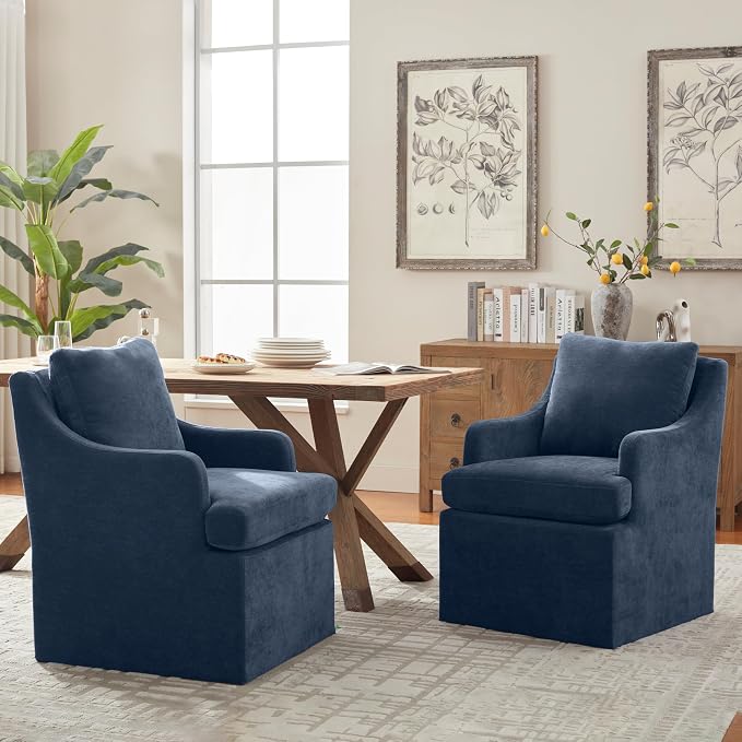 VKNOW Upholstered Dining Chairs Set of 6, Modern Kitchen Chairs Dinner Chairs - Image 3