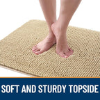 OLANLY Dog Door Mat for Muddy Paws 59x35, Super Absorbent Chenille Mud Mat | - Image 4