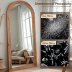 Full Length Mirror, Oversized Stand Up Mirrors Large Wall Mirrors, Wall Mounted - Image 4