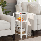 TUTOTAK Small Side Table, Narrow End Table, Skinny Sofa Table, Slim Nightstand - Image 4