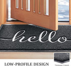 Door Mat Welcome Mat Floor Mat for Entryway, High Traffic Areas | Low Profile - Image 4