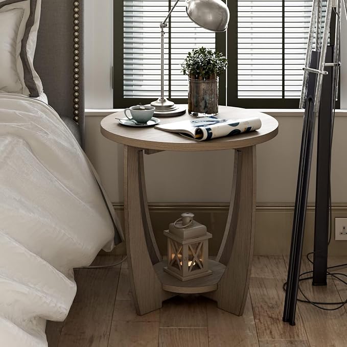 COZAYH Rustic Farmhouse End Table - Image 7