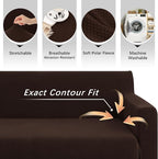 Arfntevss Stretch Sectional Couch Covers L Shaped Corner Sectional Sofa Cover - Image 5