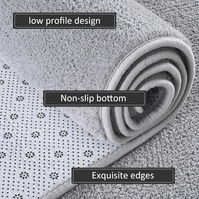Small Area Rugs for Bedroom, 2×4 Non Slip Runner Rug, Indoor Rug Runner for - Image 3