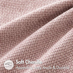MIULEE Decorative Couch Throw Pillow Covers 20x20 Inch Pink 2 Pack | Modern - Image 6