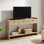 SICOTAS Rattan Console Table Set of 2 - Image 4