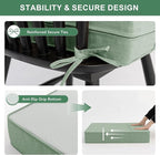 Summsun Outdoor Cushions for Patio Furniture, Faux Linen Water Resistant - Image 4