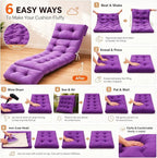 Chaise Lounge Cushion Outdoor, Waterproof Thick Patio Lounge Chair Cushion - Image 7