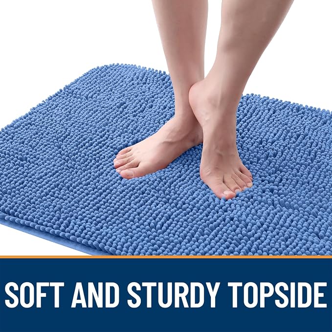 OLANLY Dog Door Mat for Muddy Paws 32x20, Super Absorbent Chenille Mud Mat | - Image 4
