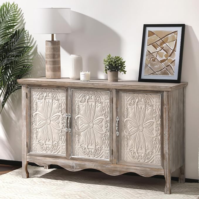 RoyalCraft Farmhouse Sideboard Buffet Cabinet - Image 3