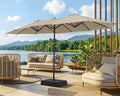 SUPERJARE 13FT Outdoor Patio Umbrella by SUPERJARE
