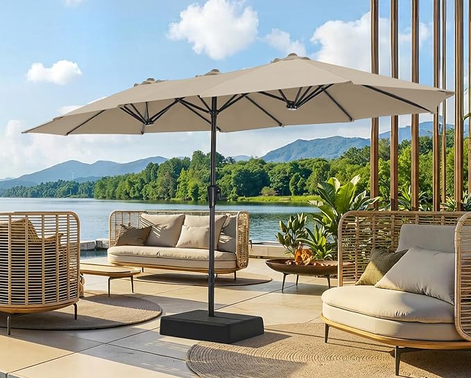 SUPERJARE 13FT Outdoor Patio Umbrella by SUPERJARE