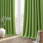 100% Blackout Curtains 84 Inch Length 2 Panels Set - Image 8