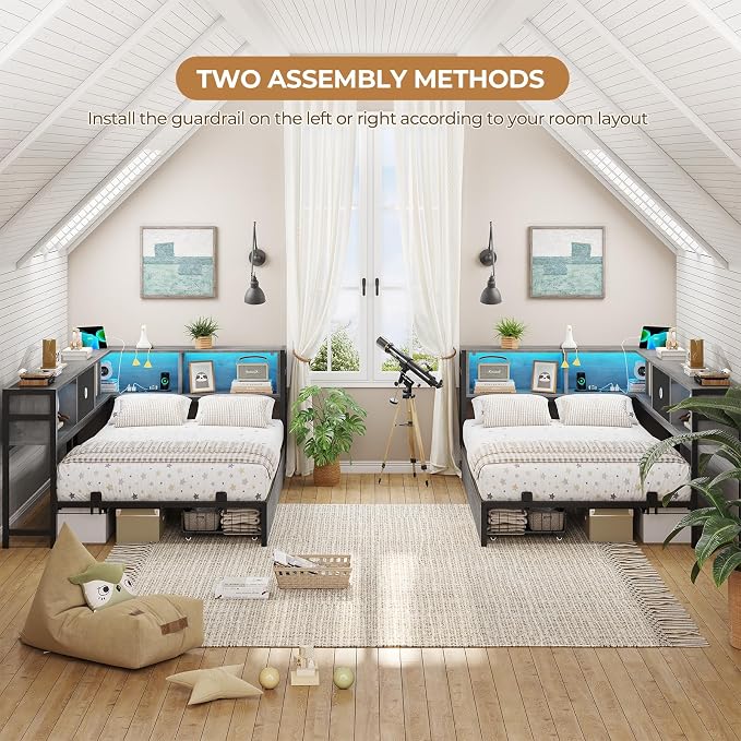 DICTAC Twin Corner Bed Frame - Image 7