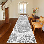 HEBE Hallway Runner Rug 3'x10', Washable Non Slip Kitchen Rug Runner | Soft - Image 8