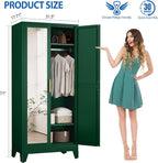 GAIOUS Metal Wardrobe Cabinet - Image 2