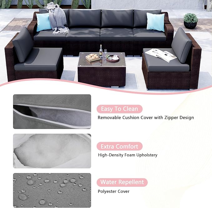 7-Piece Patio Furniture Set - Image 4