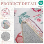 DUKINO 2.6x8 Rug for Hallway, Washable Kitchen Runner Rug Non Slip, Stain - Image 4