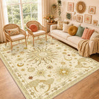 Vacuum-Friendly, 6x9 Washable Area Rug by meejou